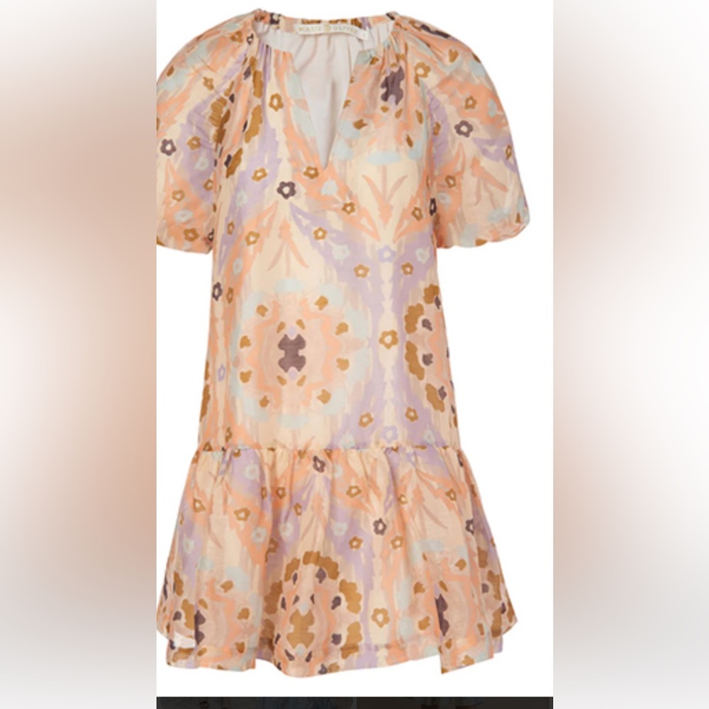 EUC Marie Oliver Greta dress in promrose trellis